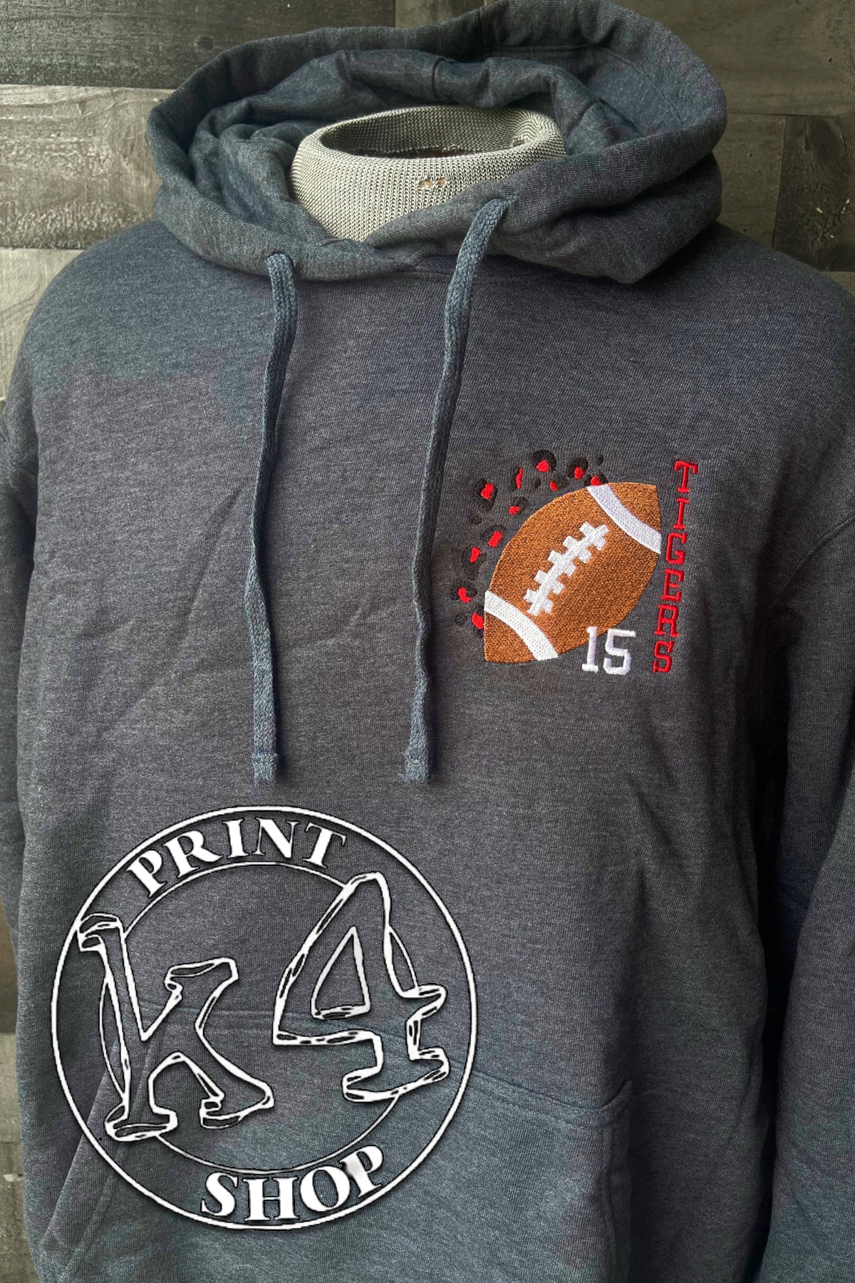 Tiger Football Hoodie