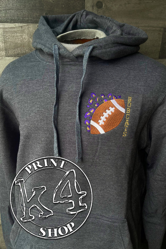 Bobcat Football Hoodie