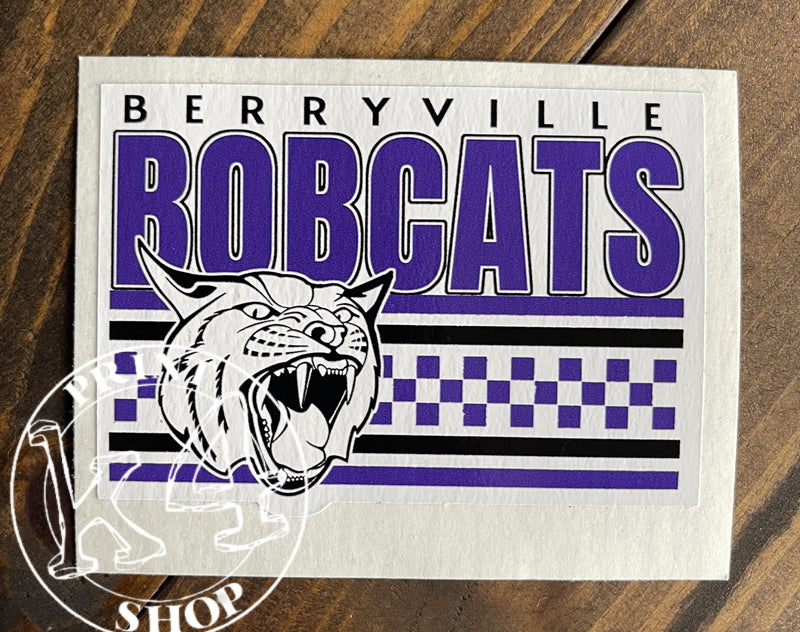 Berryville Bobcat Sticker