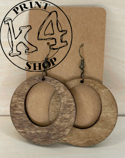 Wide Circle Earrings